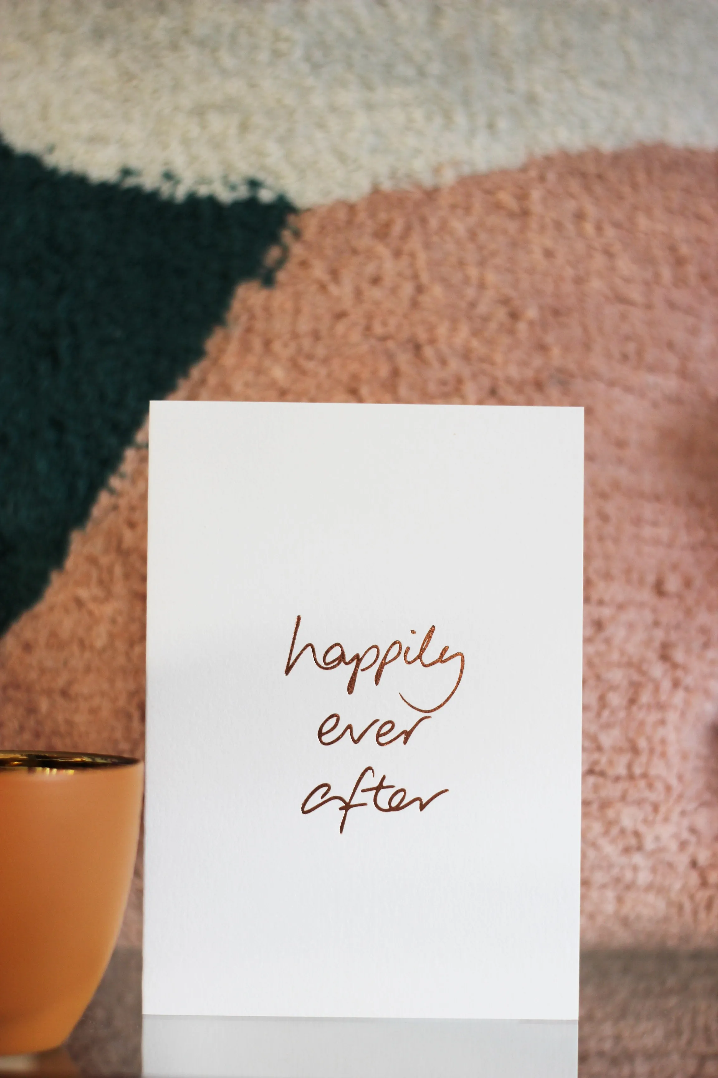Happily Ever After Wedding Card