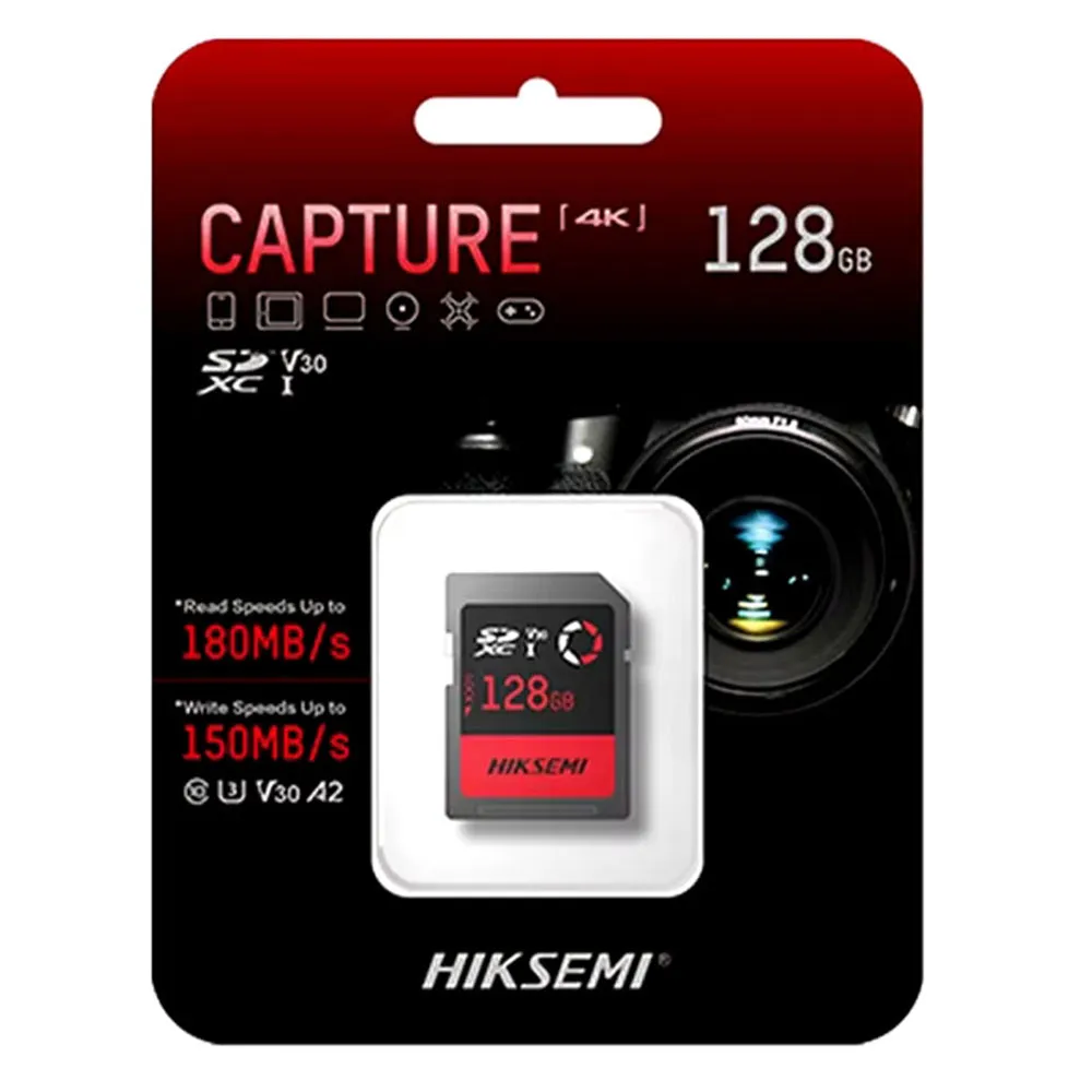 Hiksemi Capture 128GB Class 10 SDXC Memory Card