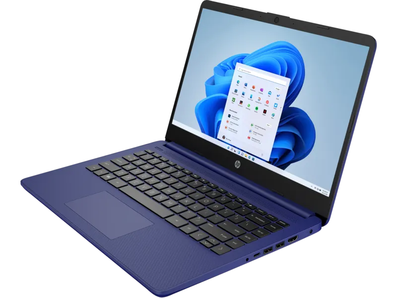 HP Laptop 14s-dq0033na - Intel Quad-Core 8GB RAM 128GB SSD Windows 11 Home 14" HD Screen
