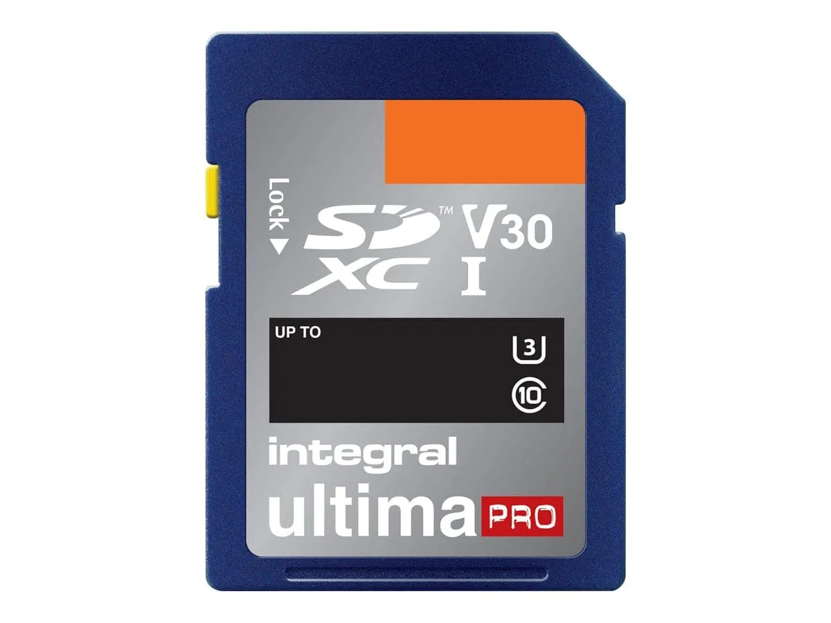 Integral 128GB High Speed V30 UHS-I U3 SDHC Memory Card