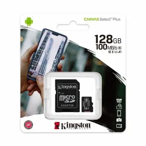 Kingston 128GB Micro SD Card   SD Adapter
