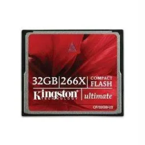 Kingston 32g Ultim Compactflash 266x W-recvy S-w