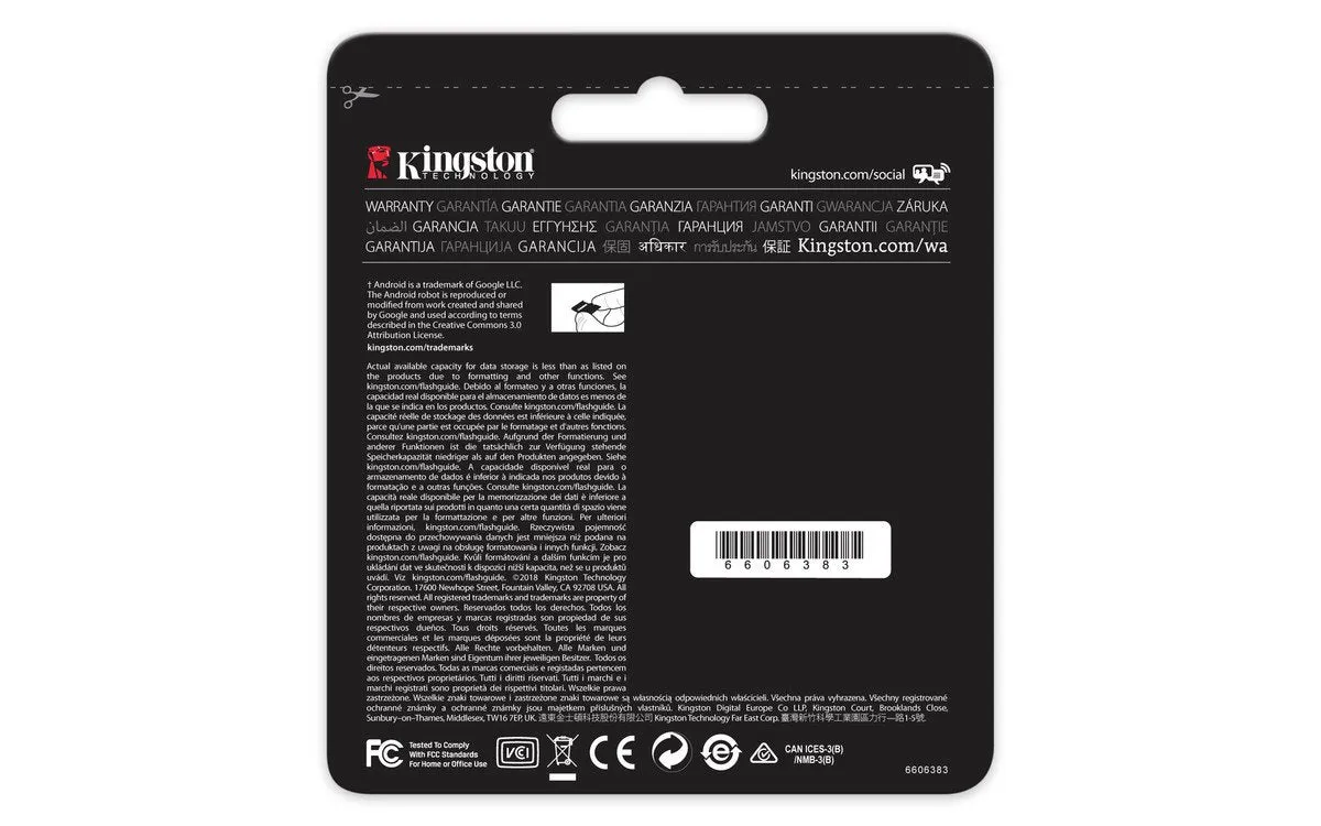 Kingston Canvas React 128GB microSDXC Class 10 microSD Memory Card UHS-I 100MB/s R Flash Memory High Speed microSD Card with Adapter (SDCR/128GB)