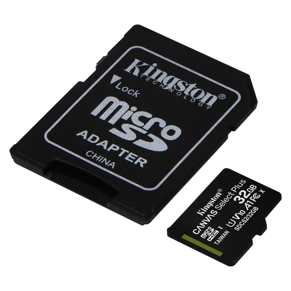 Kingston Canvas Select Plus 32GB Class 10 Micro SD Memory Card