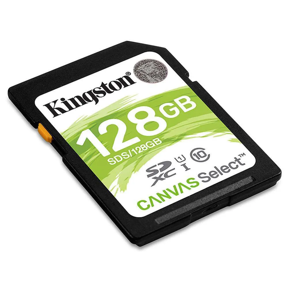 Kingston Canvas Select Plus SDS2 128GB Class 10 SDXC Memory Card