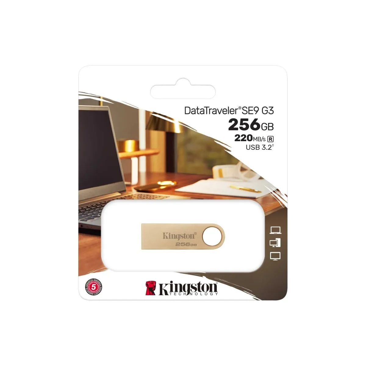 Kingston Metal FlashDisk  Kingston Data Traveler SE9 G2 3.0 Flash Drive - USB 3.0