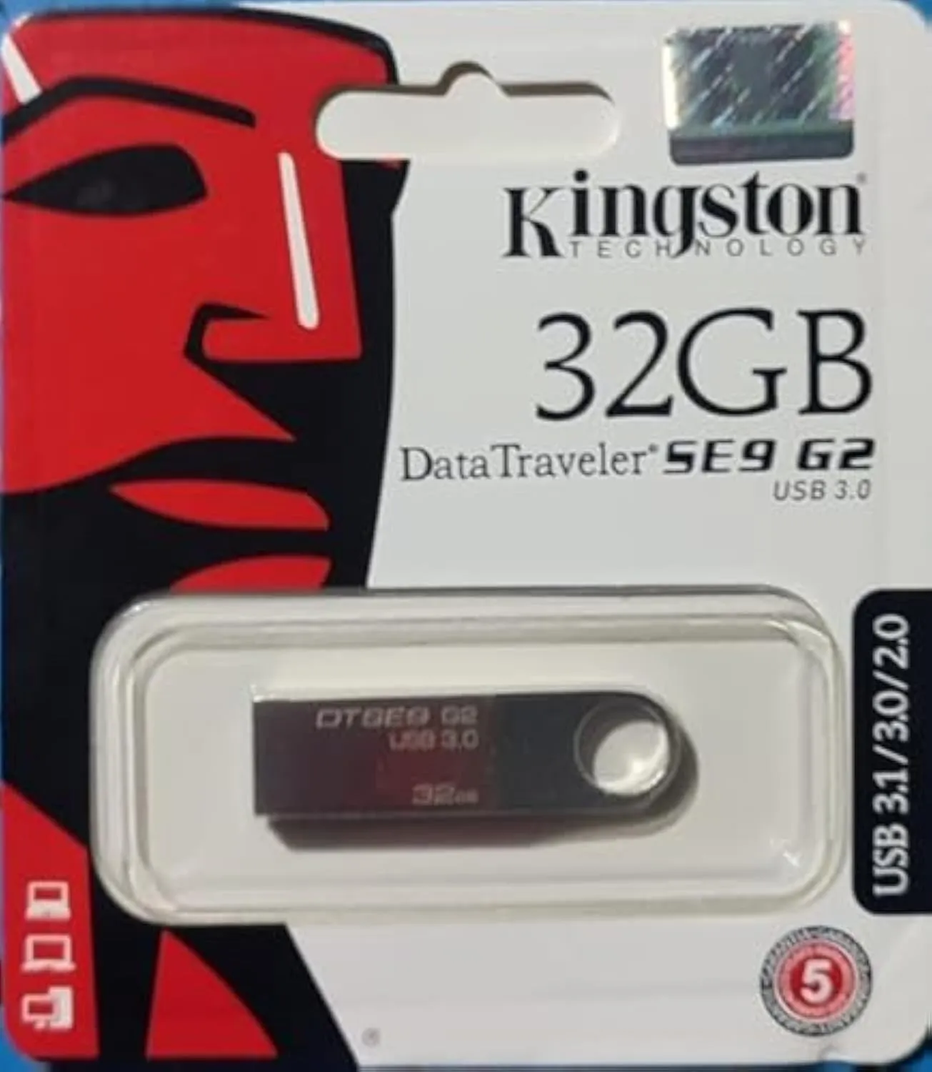 Kingston Metal FlashDisk  Kingston Data Traveler SE9 G2 3.0 Flash Drive - USB 3.0