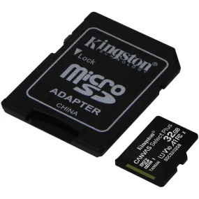 Kingston SDCS2/32GB 32GB Class 10 Canvas Select Plus microSD Memory Card with Android A1 Performance Class