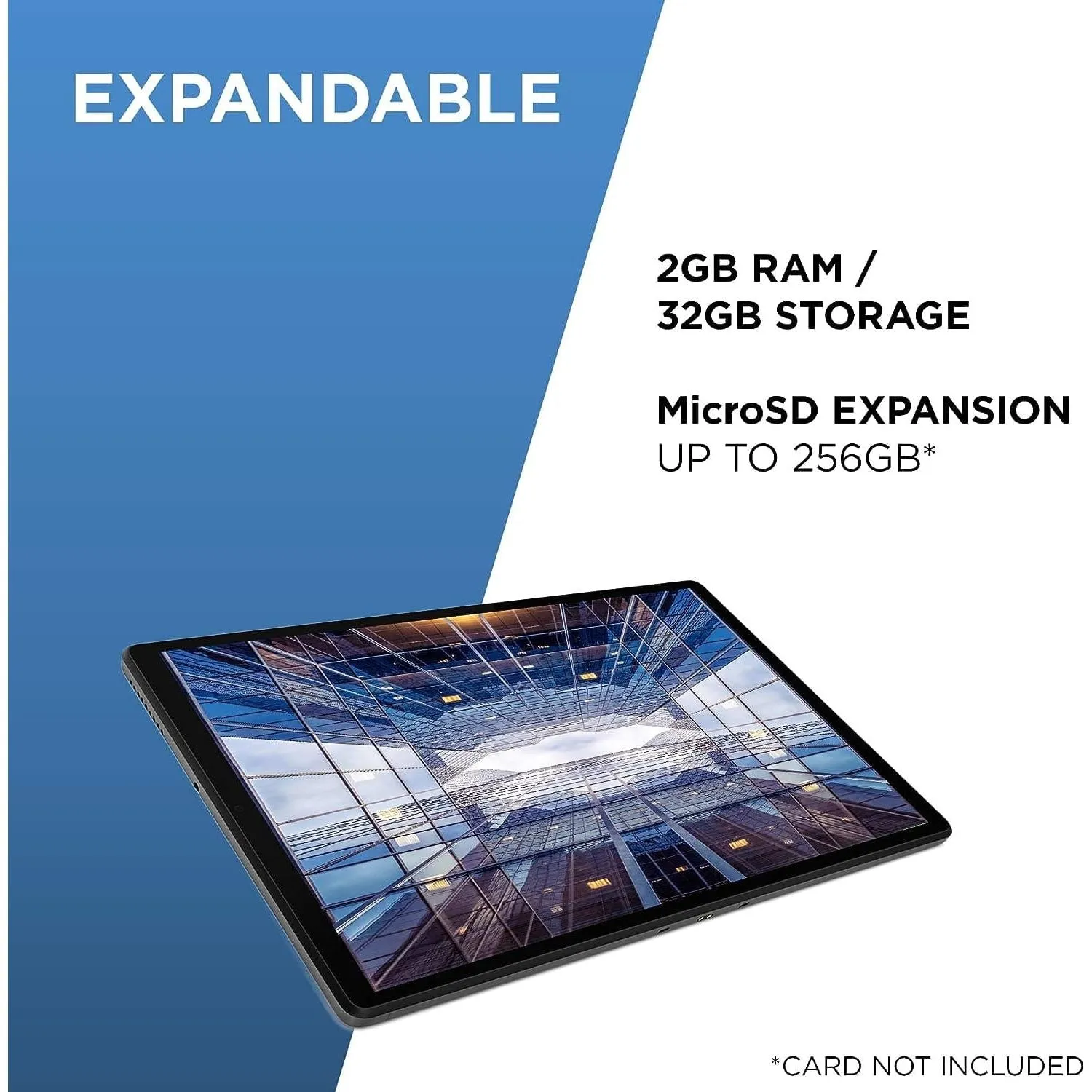 Lenovo Tab M10 Plus 10.3" FHD Tablet - Octa-Core 2.3GHz, 2GB RAM, 32GB eMMC, Android Pie, Iron Grey