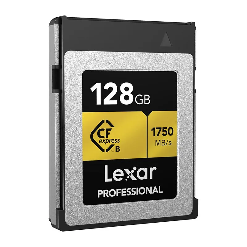 Lexar 128GB Professional CFexpress Type B Card, Gold Series