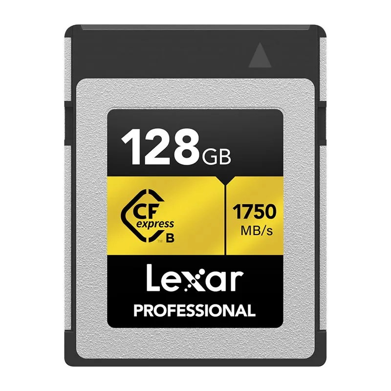 Lexar 128GB Professional CFexpress Type B Card, Gold Series