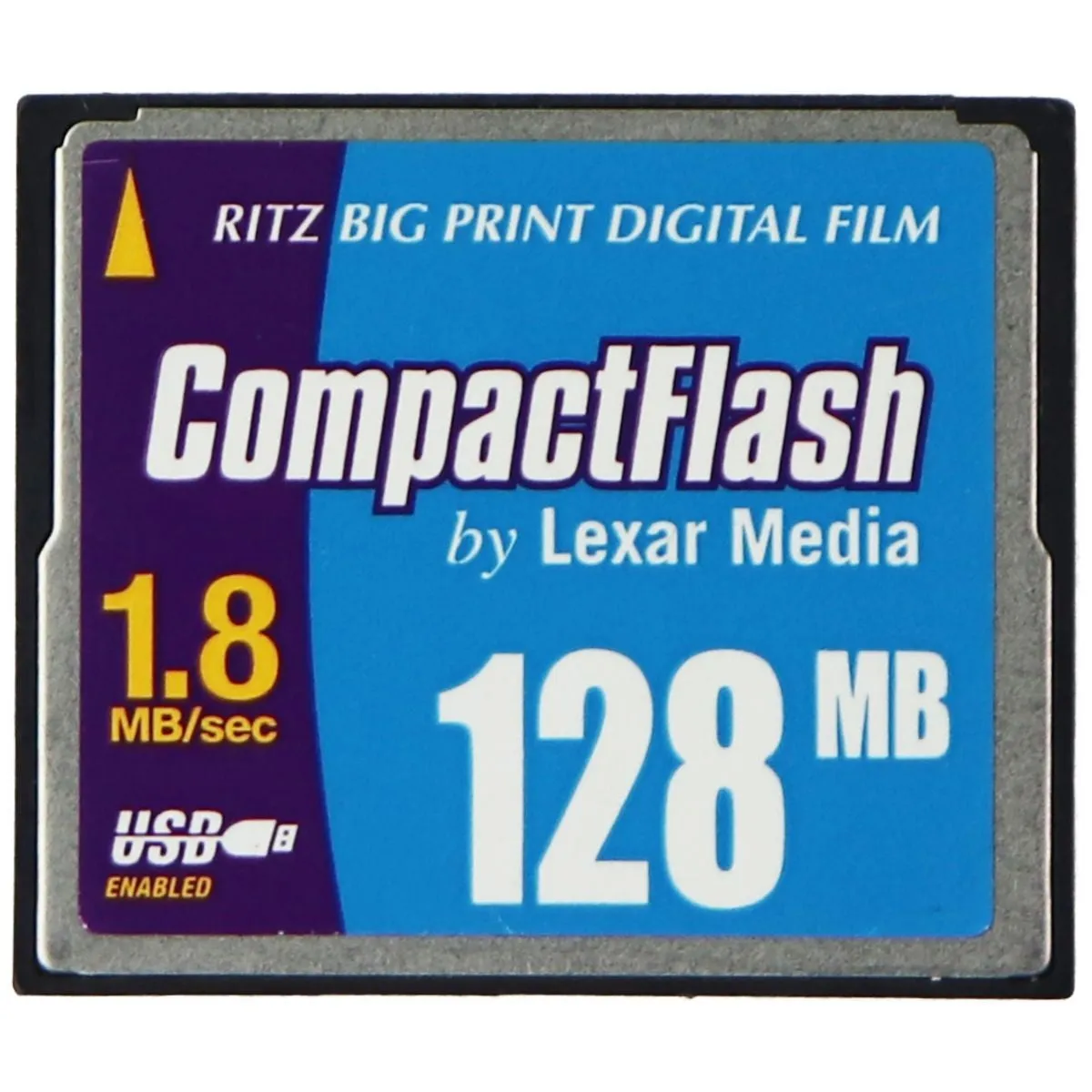 Lexar Media CompactFlash 128MB Memory Card (1.8MB/sec)