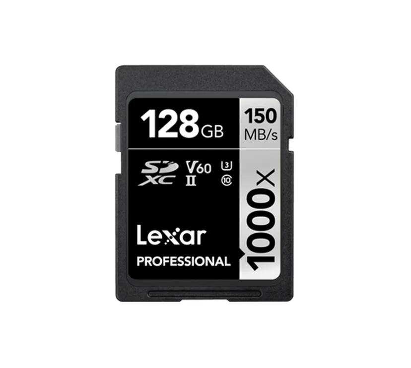 Lexar Professional 1000x SDHC/SDXC UHS-II 128GB Memory Card