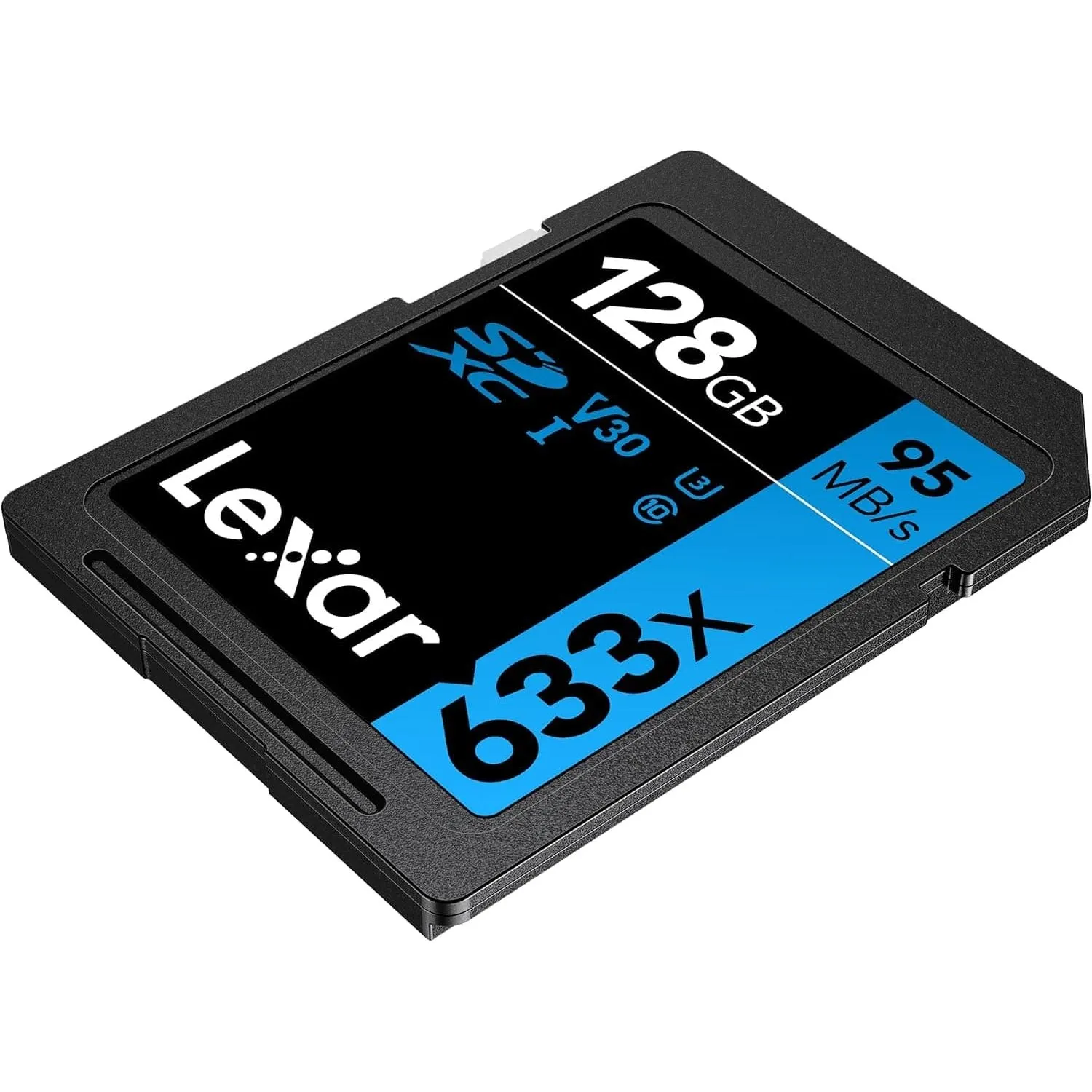 Lexar Professional 633x SD Card 128GB, SDXC UHS-I Card, Up To 95MB/s Read, for Mid-Range DSLR, HD Camcorder, 3D Cameras, LSD128GCB1EU633