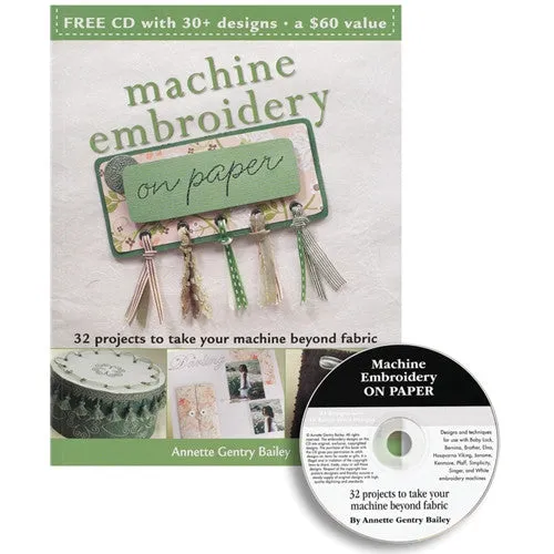 Machine Embroidery on Paper by Annette Gentry