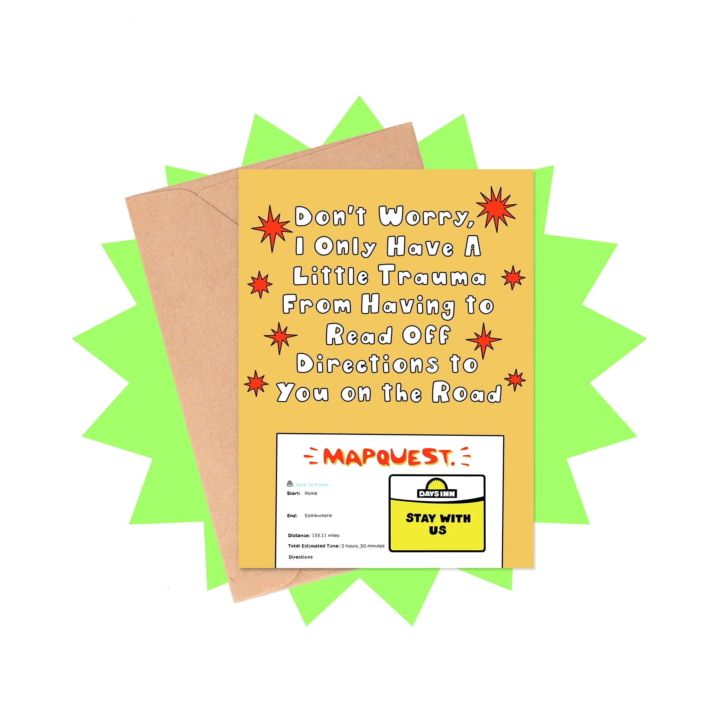 Mapquest Trauma Card