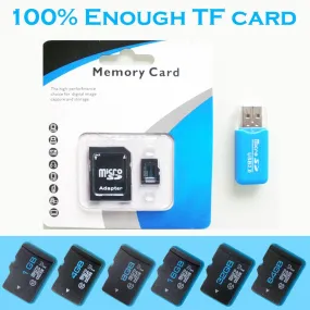 Memory cards Micro SD Card 32GB Class 10 Memory cards 64GB 16GB 8GB 4GB 128GB Microsd TF card Pen drive Flash   Adapter   Reader