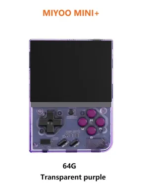 MIYOO Mini plus Portable Retro Handheld Game Console 3.5-Inch IPS HD Screen Children'S Gift Linux System Classic Gaming Emulator