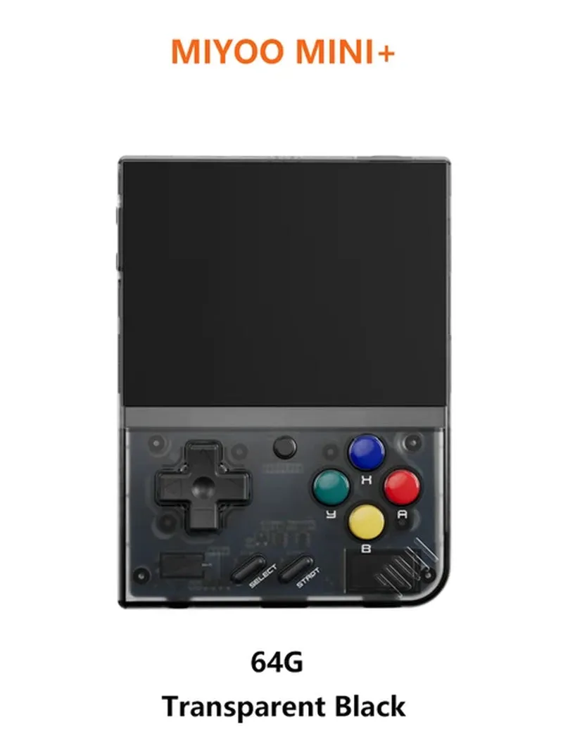 MIYOO Mini plus Portable Retro Handheld Game Console 3.5-Inch IPS HD Screen Children'S Gift Linux System Classic Gaming Emulator