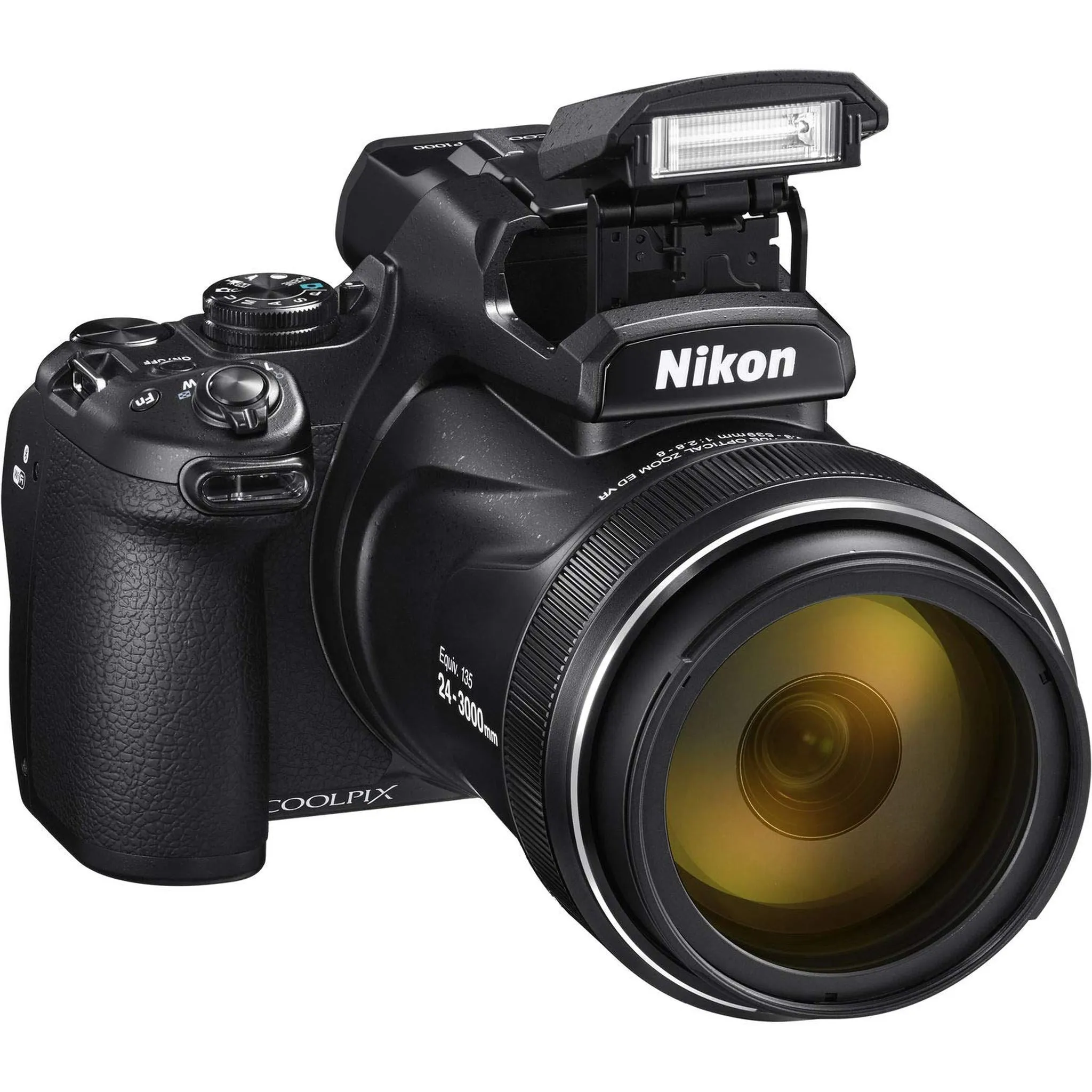 Nikon COOLPIX P1000 Digital Camera   128GB Sandisk Extreme Memory Card Extreme Bundle International Model