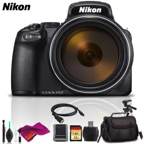 Nikon COOLPIX P1000 Digital Camera (Intl Model) - Ultimate Kit