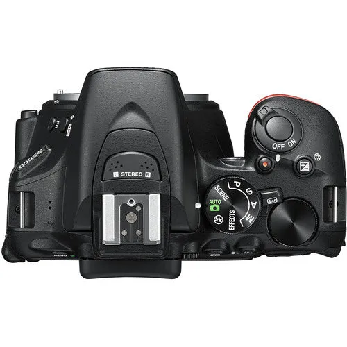 Nikon D5600 24.2MP DSLR Camera  18-55mm VR Lens  Nikon 70-300mm Lens- 64GB |Filters |DSLR Bag |Tripod |Card Reader &amp; Additional Accessories