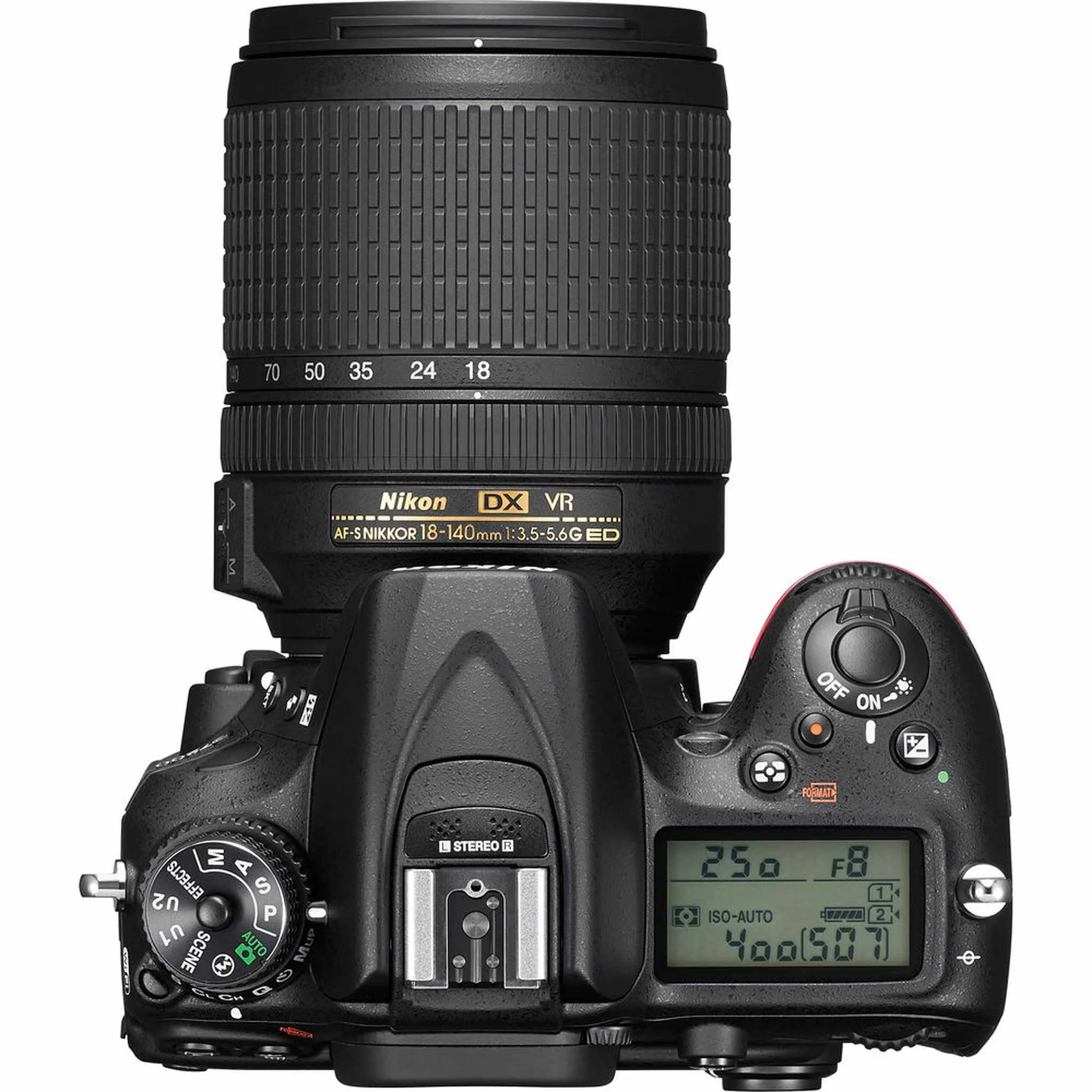Nikon D7200 Digital Camera with 18-140mm VR Lens (1555)   64GB Card   Bag (Intl)