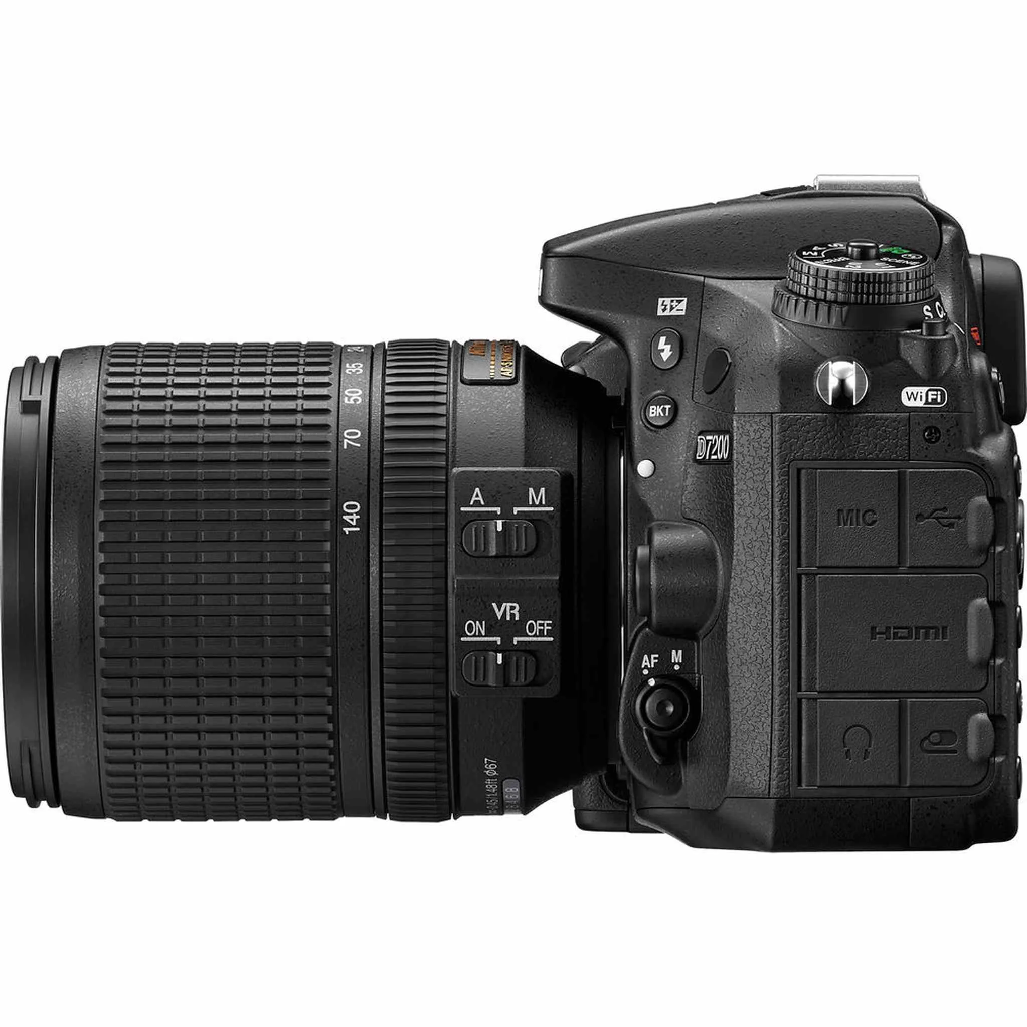 Nikon D7200 Digital Camera with 18-140mm VR Lens (1555)   64GB Card   Bag (Intl)