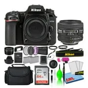 Nikon D7500 Digital Camera with 50mm f/1.4D Lens (1581)   64GB Card   Bag (Intl)