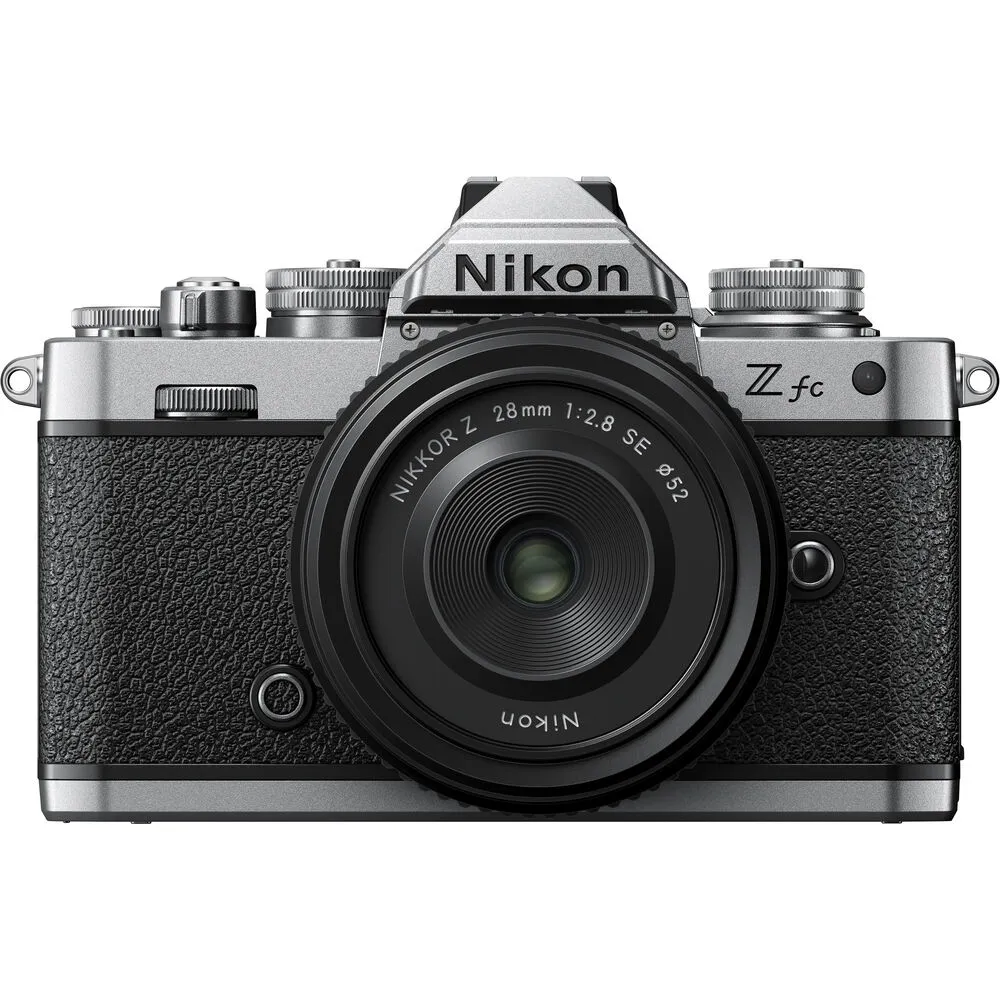 Nikon Z fc Digital Camera with 28mm Lens INTL Bundle with 64GB SD Card -