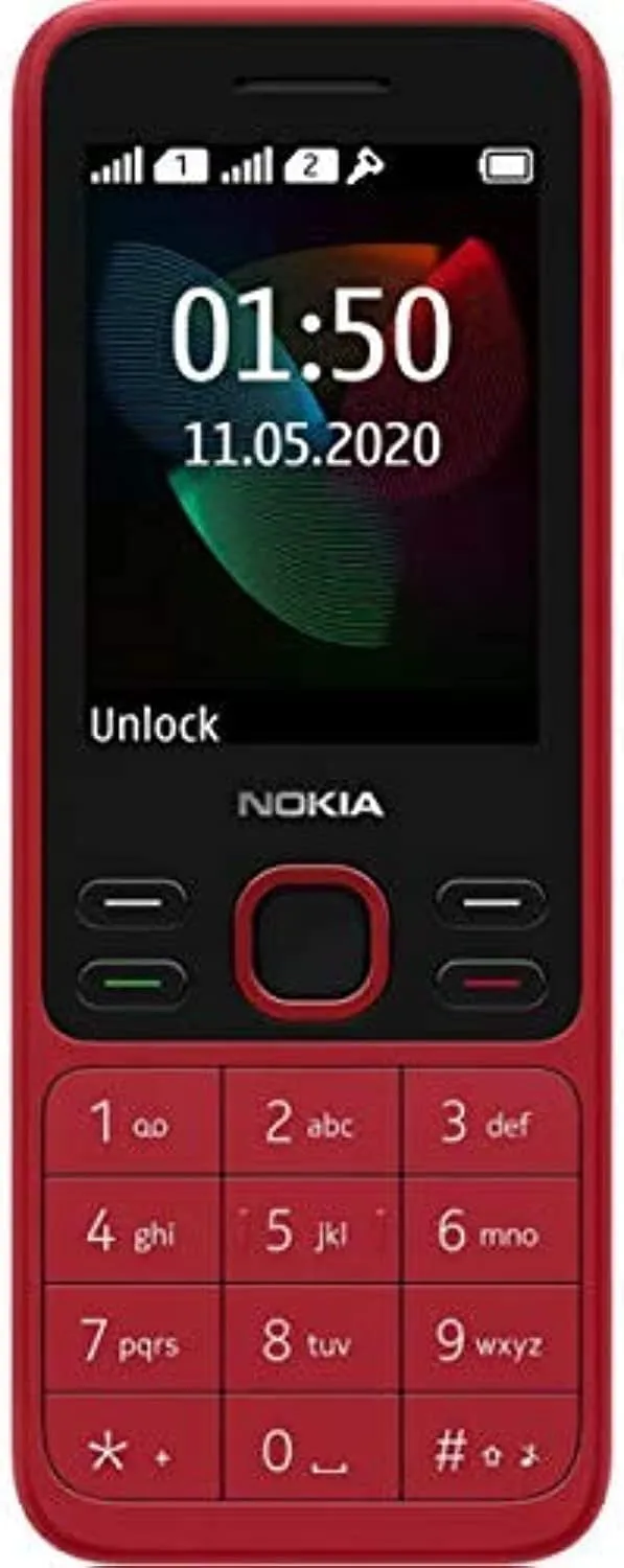 Nokia 150 Dual SIM 4MB RAM 4MB ROM (2.4 Inches) (4G) - (Black)