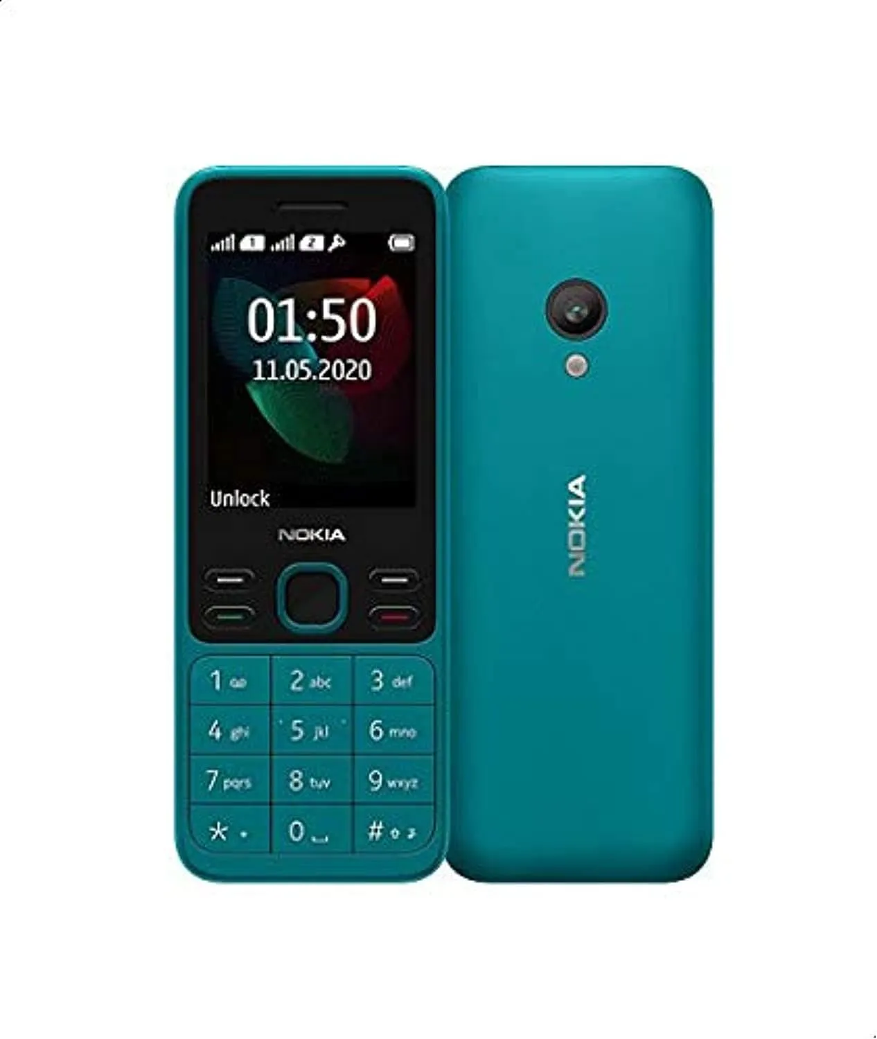 Nokia 150 Dual SIM 4MB RAM 4MB ROM (2.4 Inches) (4G) - (Black)