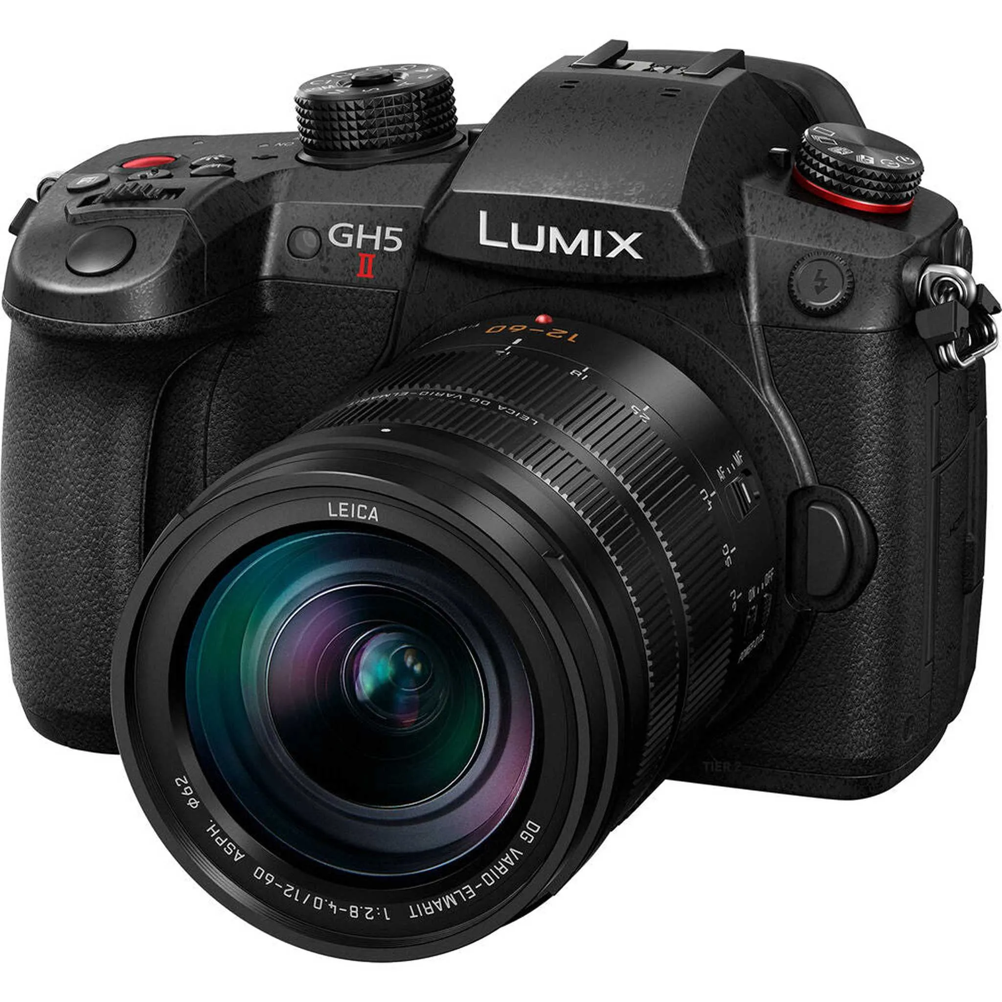 Panasonic Lumix GH5 II Mirrorless Camera W/ 12-60mm Lens   2 x 64GB Card   More