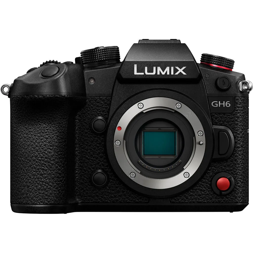 Panasonic Lumix GH6 Mirrorless Camera   64GB TOUGH SD Card   Card Reader Starter Bundle