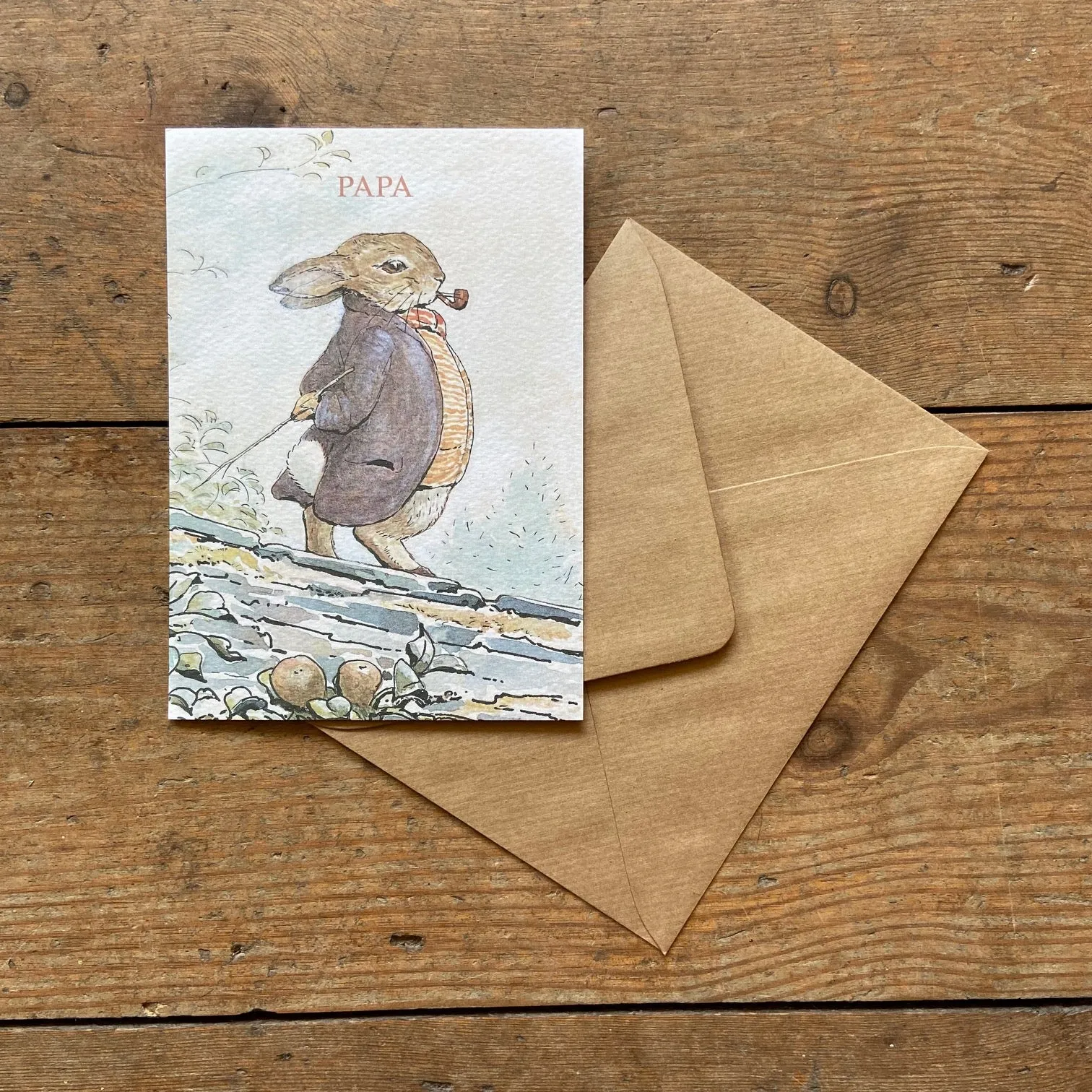 Papa Beatrix Potter Greeting Card