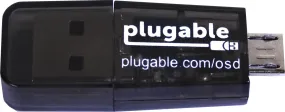 Plugable USB 2.0 MicroSD Card Reader for Phone, Laptop, and Tablet