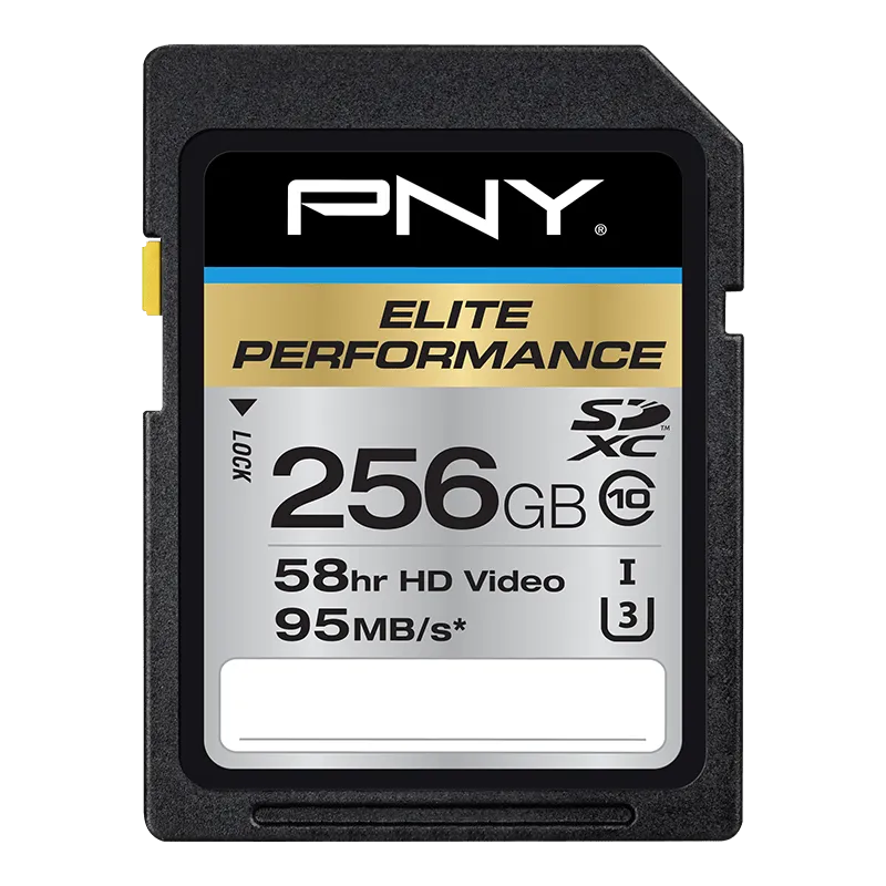 PNY Technologies 128GB Elite Performance UHS-1 SDXC Memory Card (U3, Class 10)