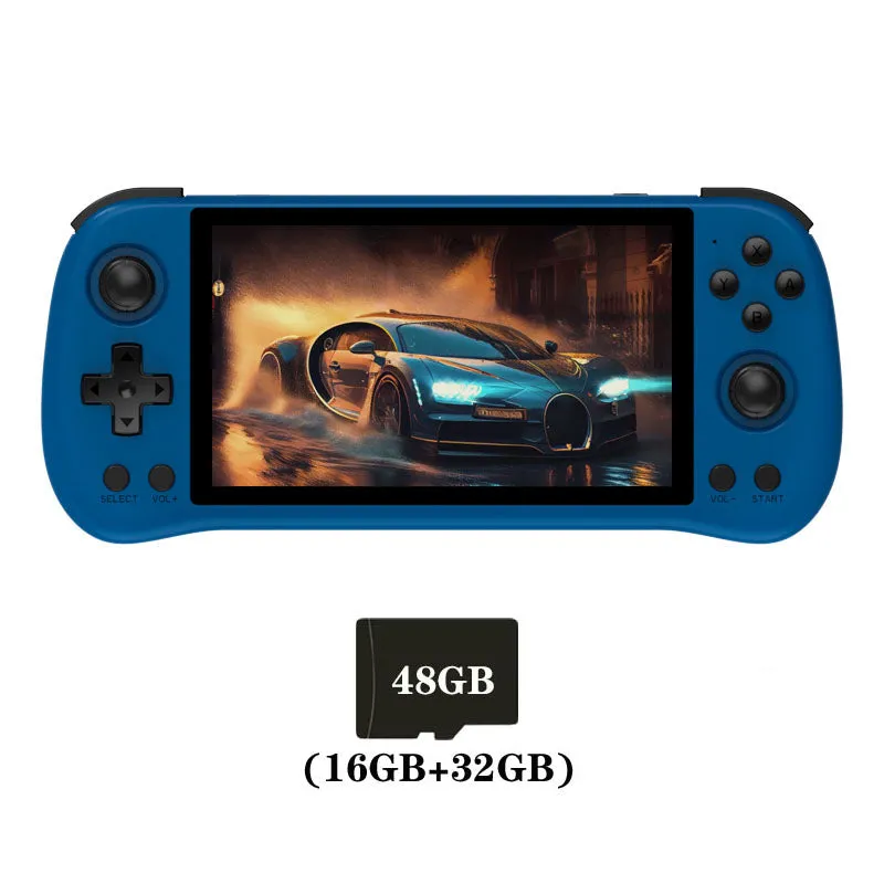 POWKIDDY X55 5.5 INCH 1280*720 IPS Screen RK3566 Handheld Game Console Open-Source Retro Console Children's gifts