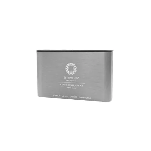 PRO USB 3.0 MULTI CARD READER - SILVER (8342)