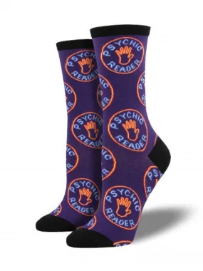 Purple Psychic Reader Socks (Women's)