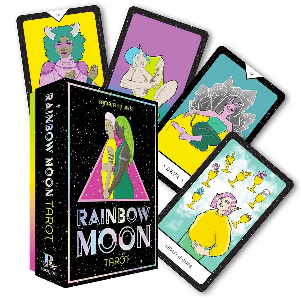 Rainbow Moon Tarot Cards & Guidebook