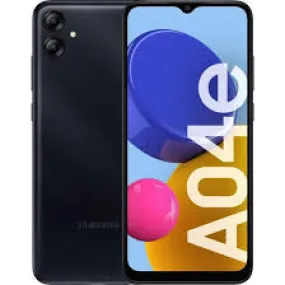Samsung Galaxy A04e 4G 32GB 3GB Dual SIM, Black Unlocked SIM Free Smartphone