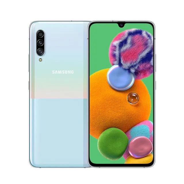 Samsung Galaxy A90 A9080 5G Mobile Phone 6.7" 8GB RAM 128GB ROM Snapdragon 855 Octa Core Triple Rear Camera NFC Dual SIM Phones
