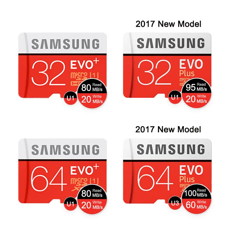 SAMSUNG Memory Card Micro SD 256GB 32GB 64GB 128GB 512G SDHC SDXC Grade EVO  Class 10 C10 UHS TF SD Cards Trans Flash Microsd