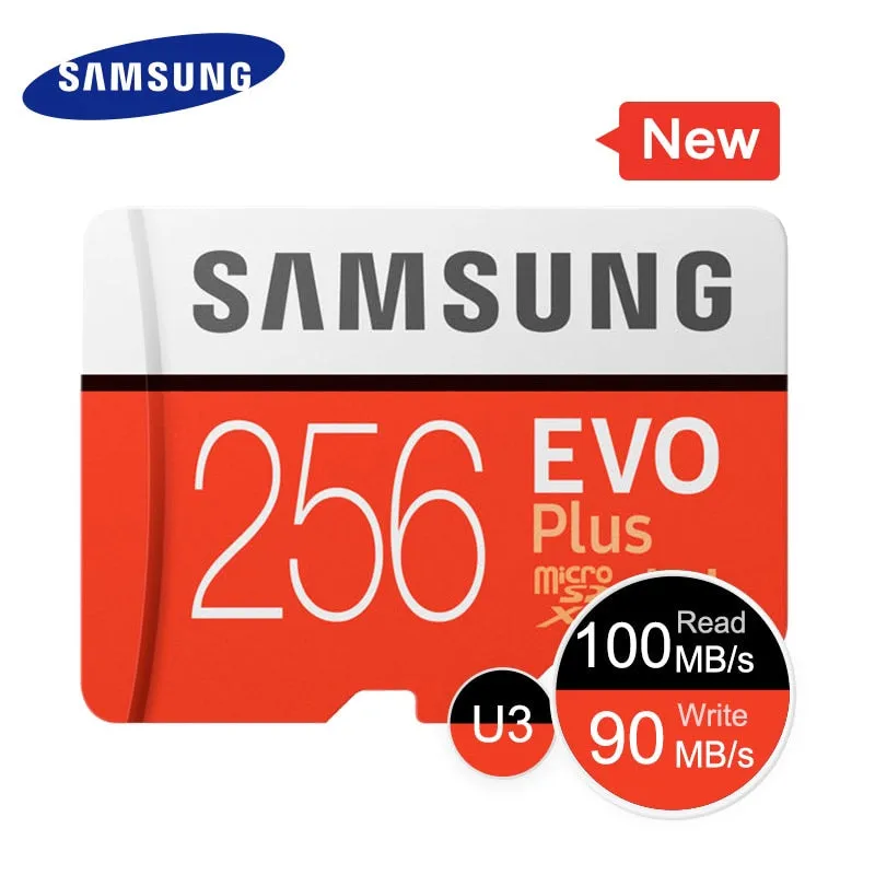 SAMSUNG Memory Card Micro SD 256GB 32GB 64GB 128GB 512G SDHC SDXC Grade EVO  Class 10 C10 UHS TF SD Cards Trans Flash Microsd