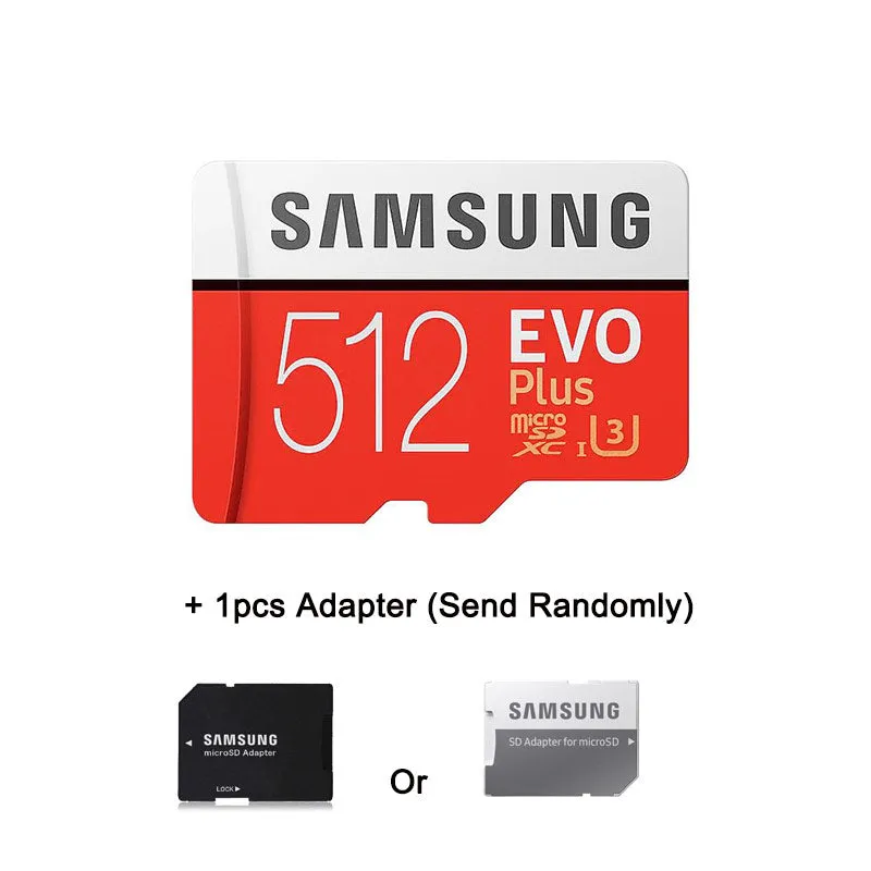 SAMSUNG Memory Card Micro SD 256GB 32GB 64GB 128GB 512G SDHC SDXC Grade EVO  Class 10 C10 UHS TF SD Cards Trans Flash Microsd