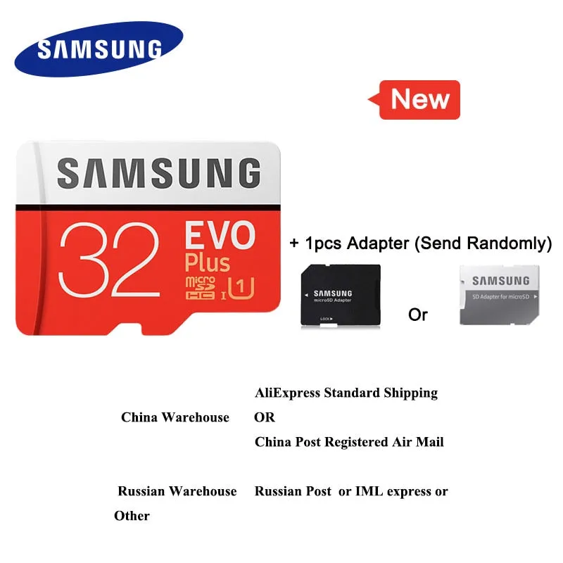 SAMSUNG Memory Card Micro SD 256GB 32GB 64GB 128GB 512G SDHC SDXC Grade EVO  Class 10 C10 UHS TF SD Cards Trans Flash Microsd