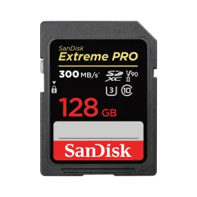 SanDisk 128GB Extreme PRO SDHC and SDXC UHS-II card SDSDXDK-128G-GN4IN