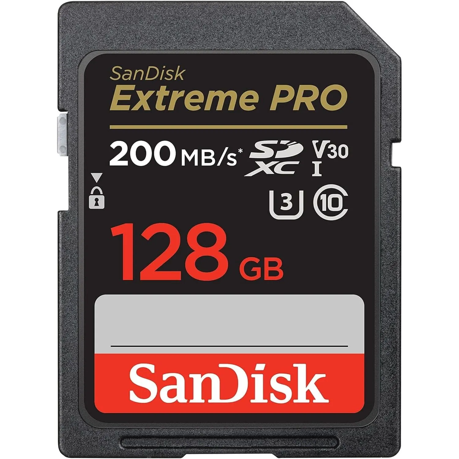 SanDisk 128GB Extreme PRO SDXC card   RescuePRO Deluxe, up to 200MB/s, UHS-I, Class 10, U3, V30