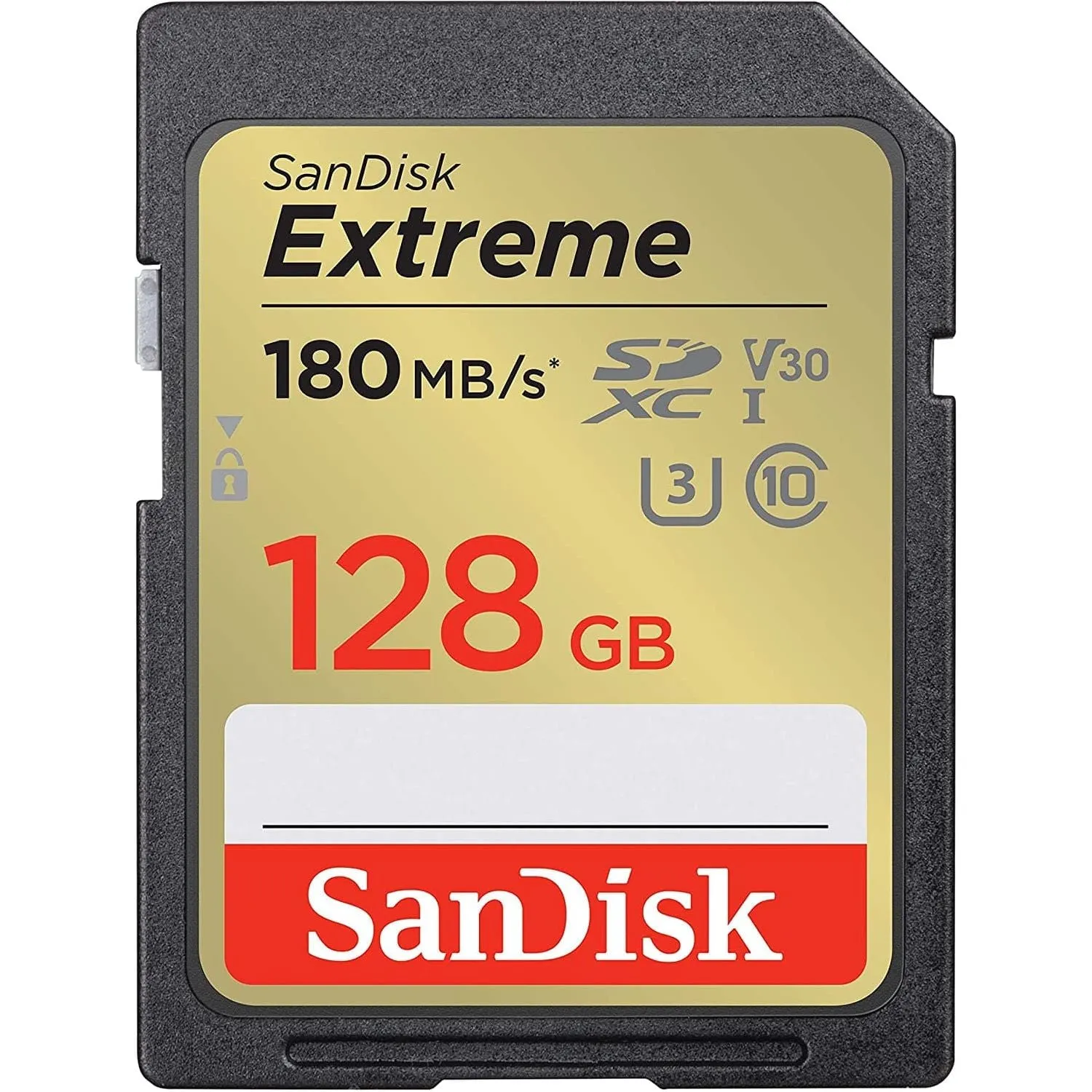 SanDisk 128GB Extreme SDXC card   RescuePro Deluxe up to 180 MB/s UHS-I Class 10 U3 V30